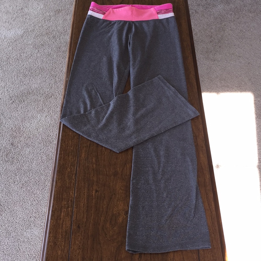 Girls Gray Yoga Pants